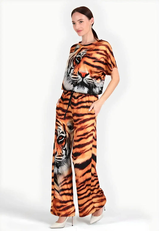 Women's Tiger Print Pajamas