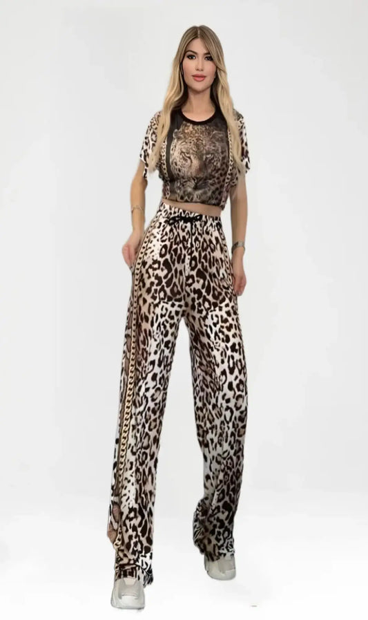 Women's tiger print pajamas