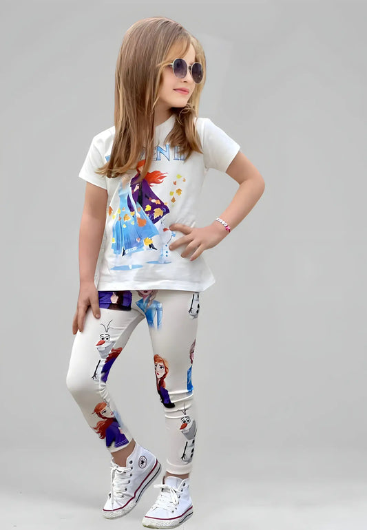 Girls Frozen T-shirt and pants