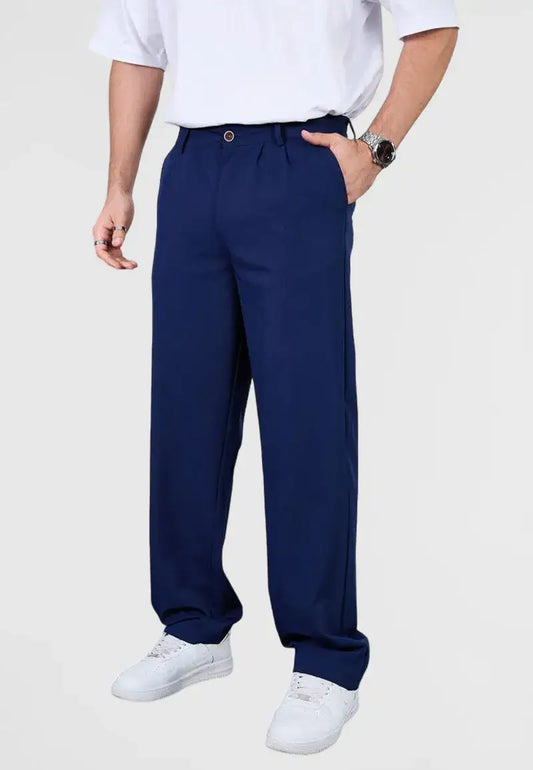 Classic Navy Blue Trousers