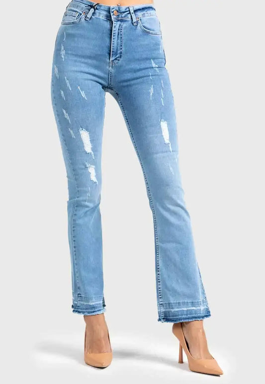 Women's wide leg jeans