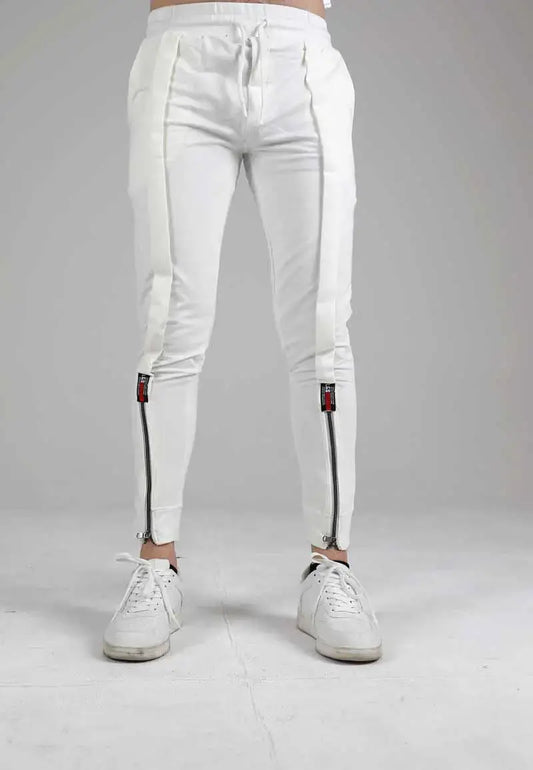 Men's Casual Pants with Zipper at the Bottom