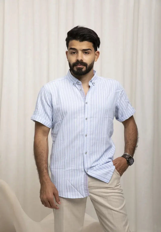 Men's Casual Striped Shirt