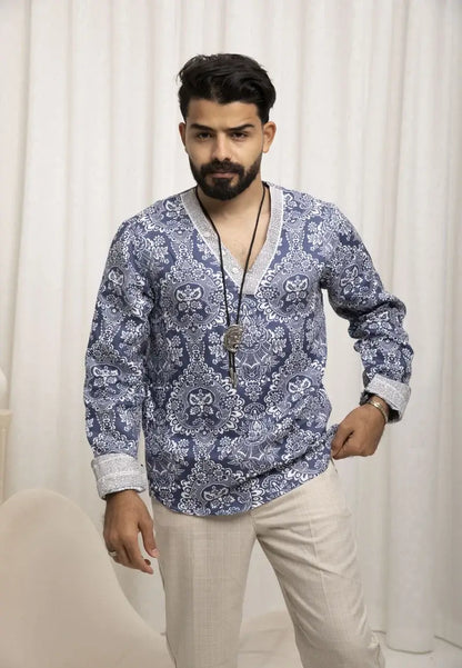 Paisley Print Casual Shirt