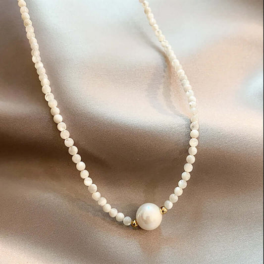 Fashion Natural Freshwater Pearl Necklace Short