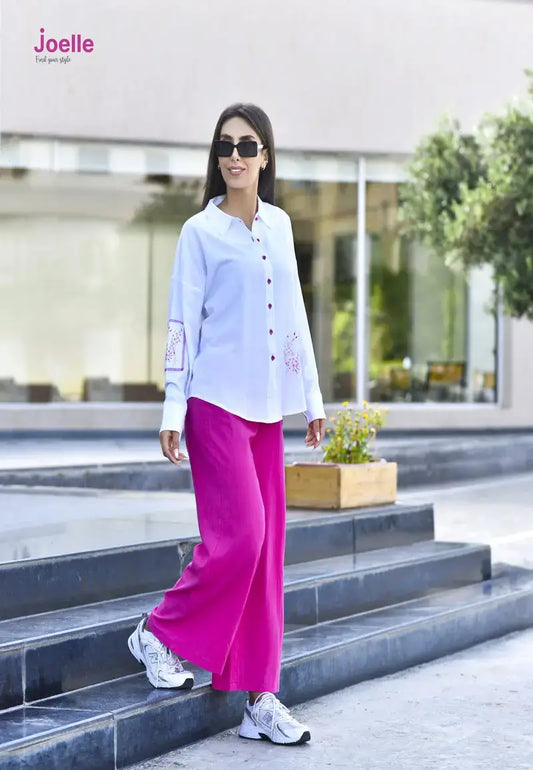 pant Casual Chic with White Shirt